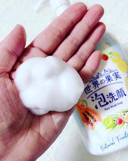 世界の果実 すっきり泡洗顔/世界の果実/泡洗顔を使ったクチコミ(3枚目)