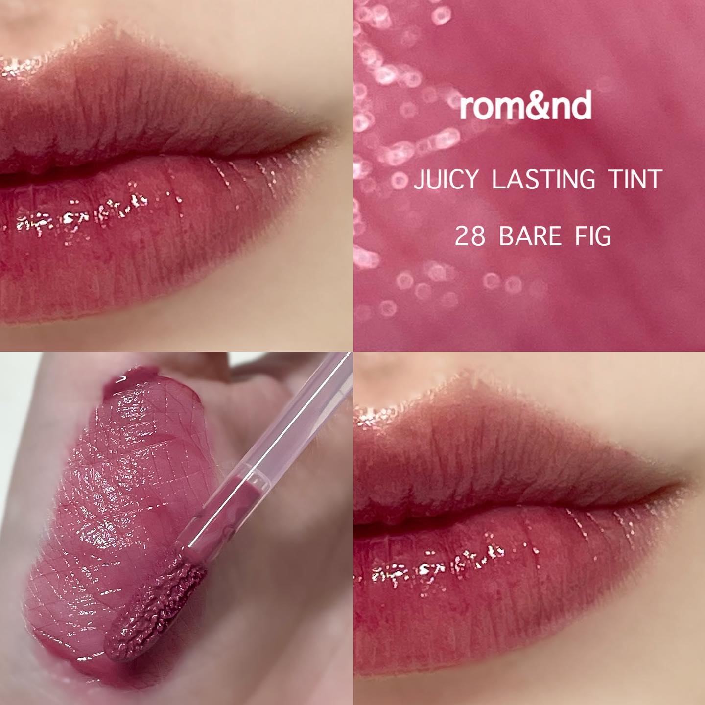 ジューシーラスティングティント/rom&nd/リップティントを使ったクチコミ（1枚目）