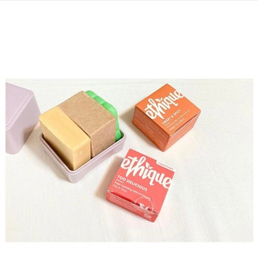 エティークの
◽️shampoo bar  スイート&スパイシー🍊
conditioner bar。トゥーデリシャス⭐️
ㅤㅤㅤㅤㅤㅤㅤㅤㅤㅤㅤㅤ
◽️スイート&スパイシー🍊 3個リピート❣️
・泡立ち