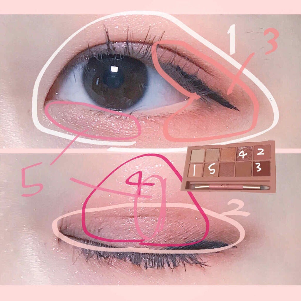 プロ アイ パレット/CLIO/アイシャドウパレットを使ったクチコミ(2枚目)