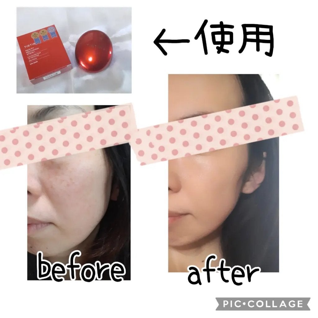マスク フィット レッド クッション/TIRTIR(ティルティル)/クッションファンデーションを使ったクチコミ(3枚目)
