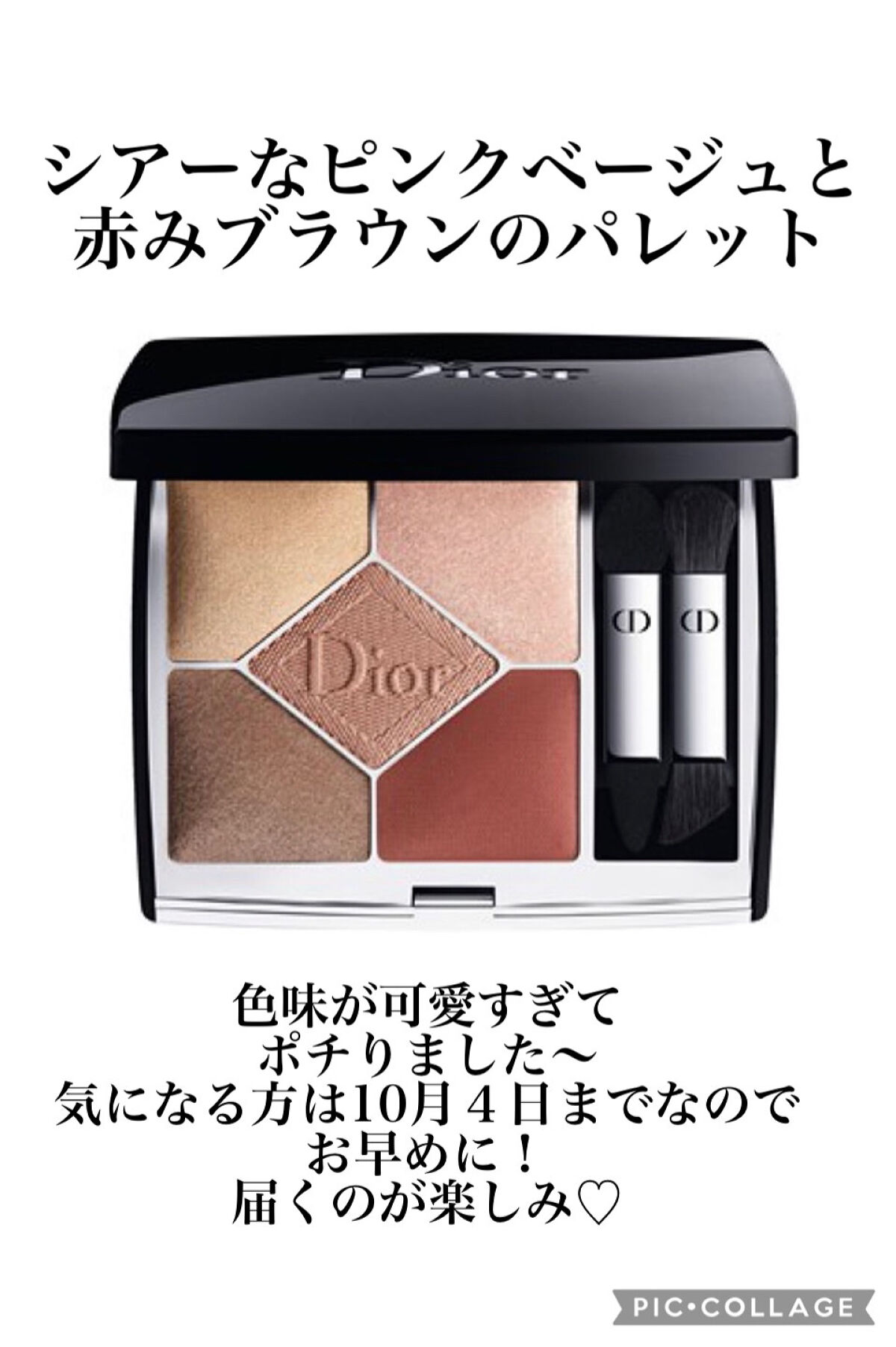 【旧】サンク クルール クチュール/Dior/アイシャドウパレットを使ったクチコミ（2枚目）