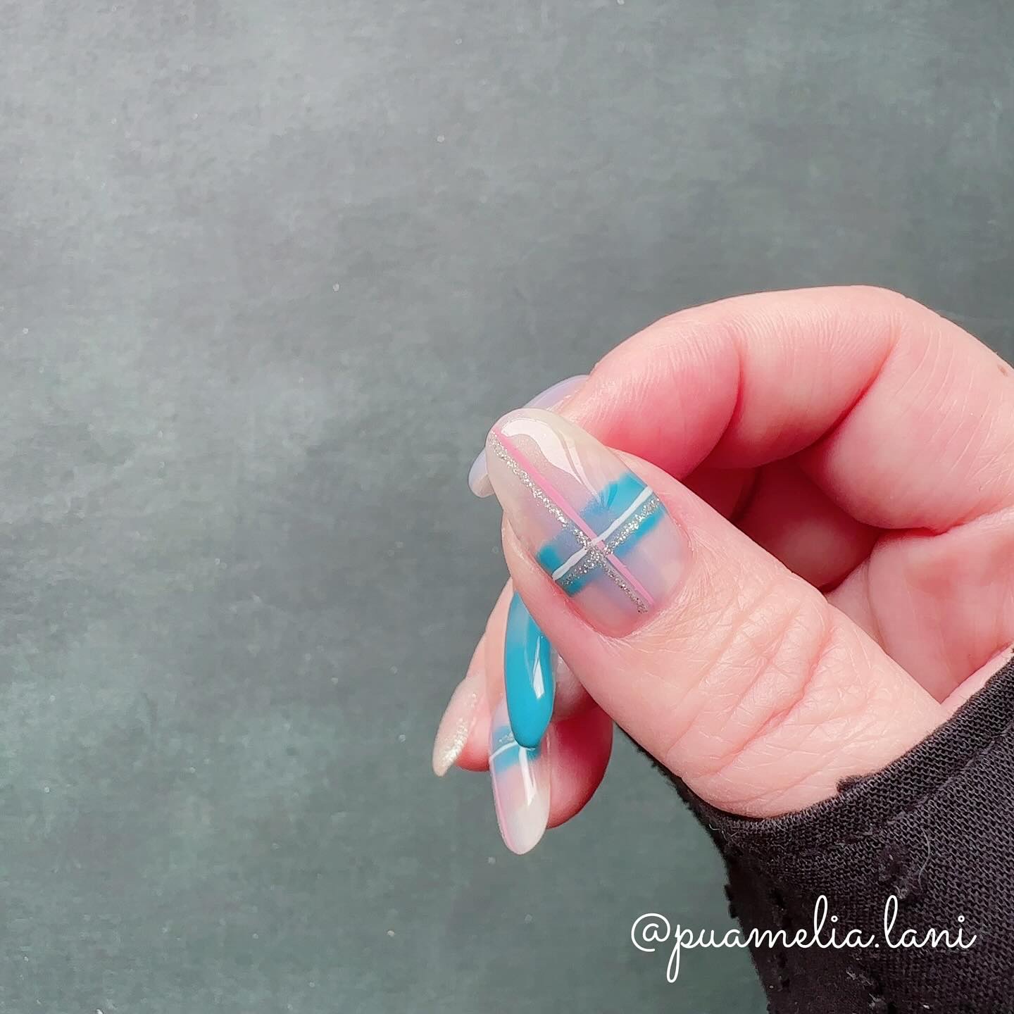 ジェルネイル GM135 シエルブルー/ジェルミーワン/ジェルネイルを使ったクチコミ（3枚目）