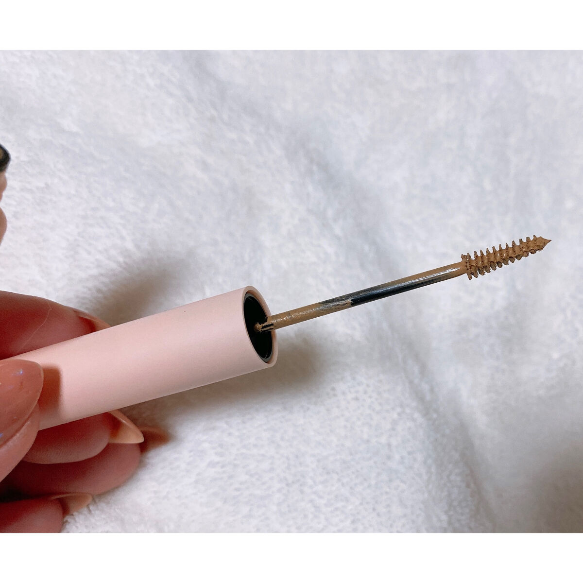 アイブロウマスカラ 05 テラコッタブラウン/Kirei&co./眉マスカラを使ったクチコミ（2枚目）