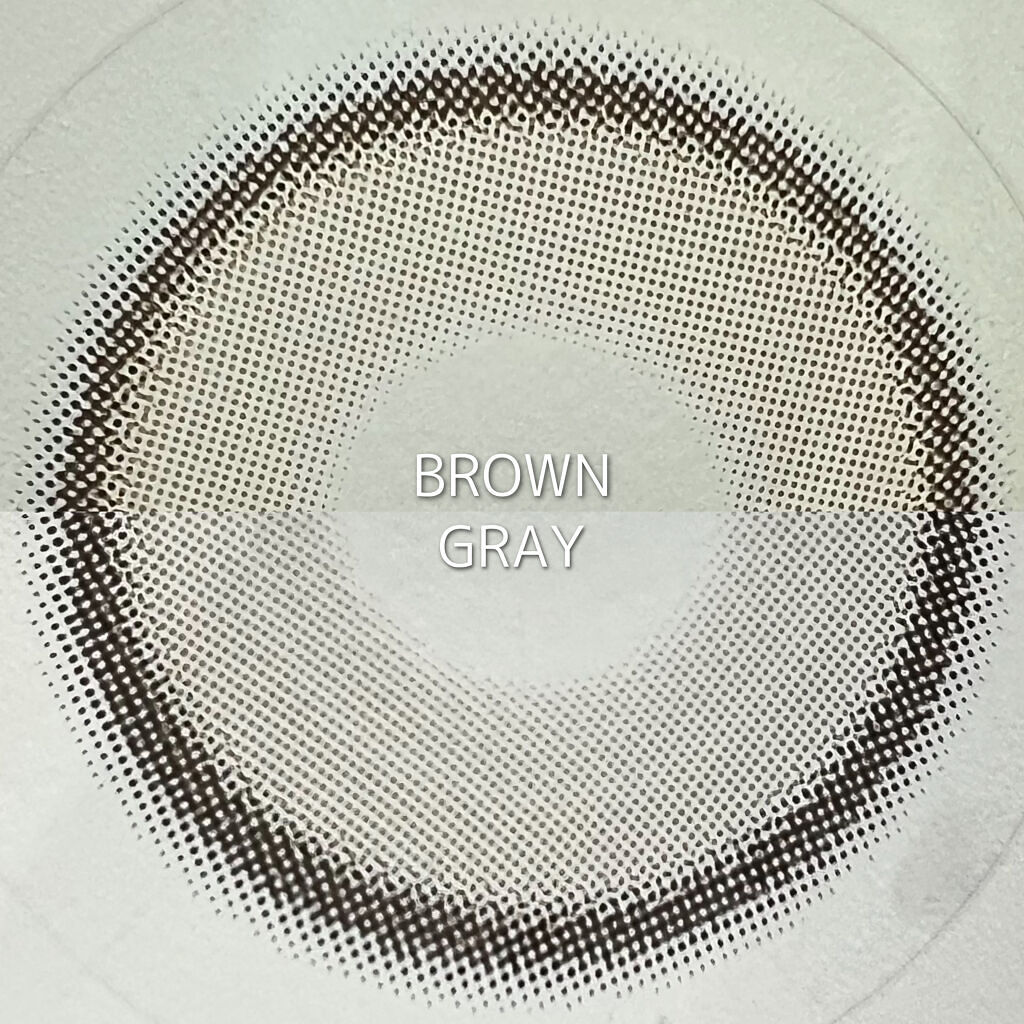 Real Ring 1Month グレー/OLENS/１ヶ月（１MONTH）カラコンを使ったクチコミ（2枚目）