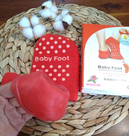 ベビーフット 保湿密封ソックス/ベビーフット/レッグ・フットケアを使ったクチコミ(3枚目)