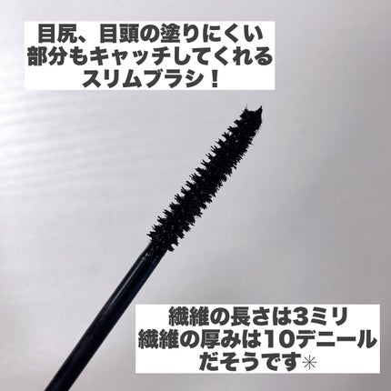 マスカラコーム メタルN(ナチュラル)/チャスティ/その他化粧小物を使ったクチコミ(3枚目)