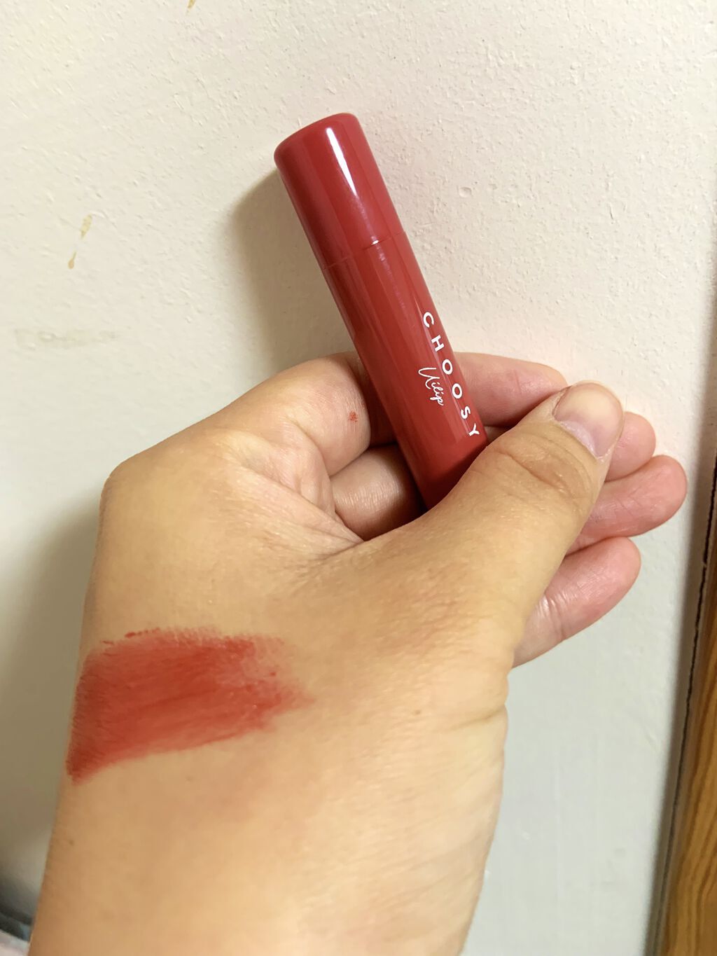 ういリップ(カラーケアリップクリーム) いちごタルト/CHOOSY/リップクリームを使ったクチコミ（2枚目）