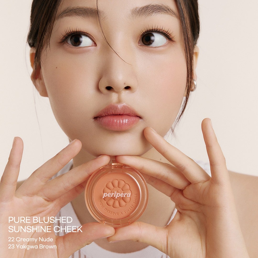 ピュア ブラッシュド サンシャイン チーク/PERIPERA/パウダーチークを使ったクチコミ(4枚目)