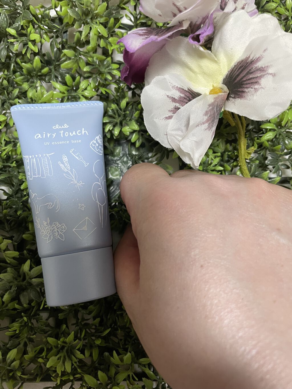 エアリータッチ  ＵＶエッセンスベース クリアブルー/クラブ/化粧下地を使ったクチコミ（1枚目）