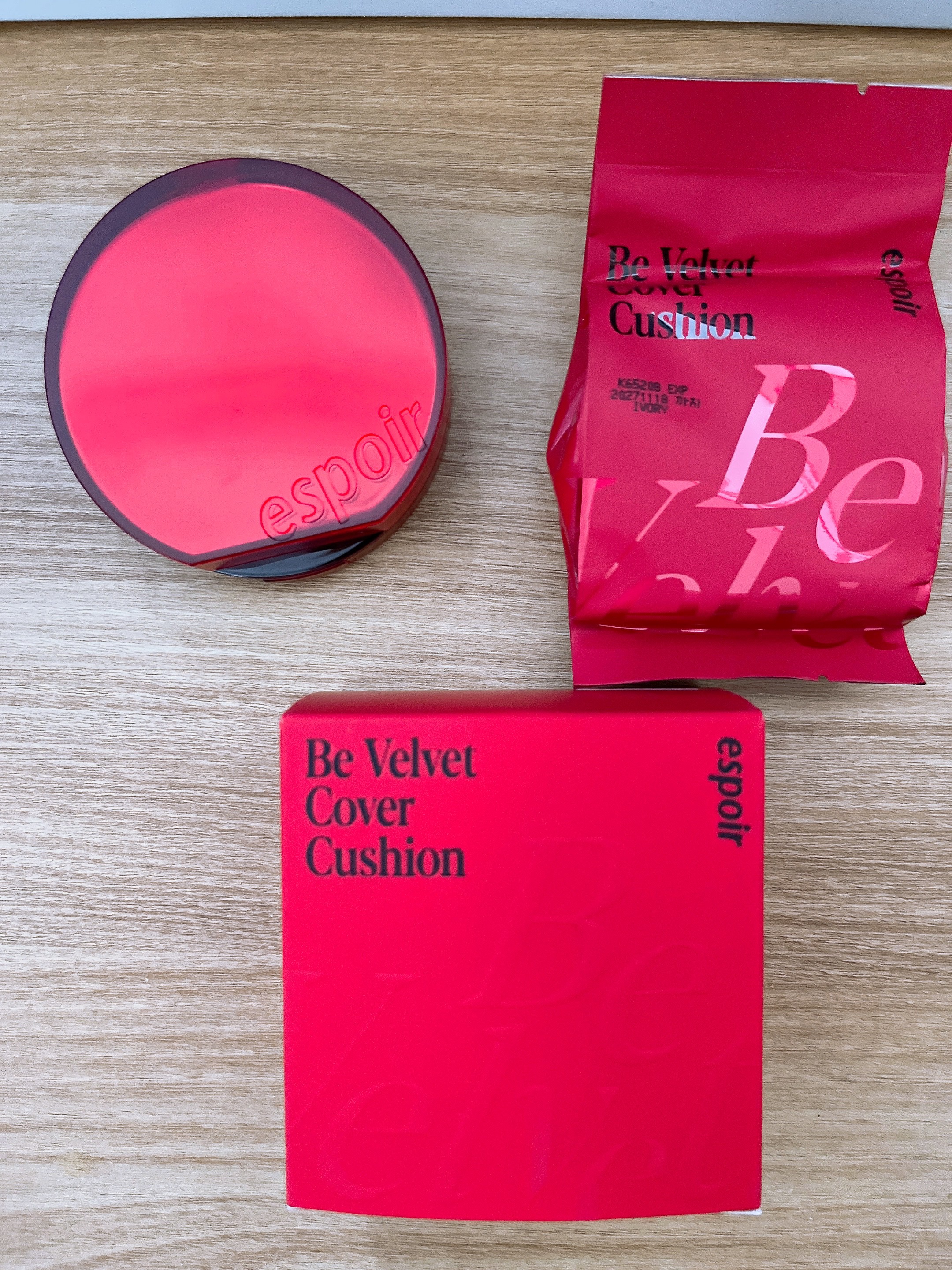 ビーベルベットカバークッション/espoir/クッションファンデーションを使ったクチコミ（1枚目）