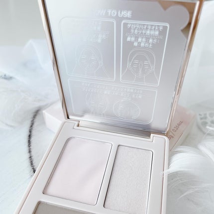 チート顔コントゥアパレット/MilleFée/パウダーハイライトを使ったクチコミ(5枚目)