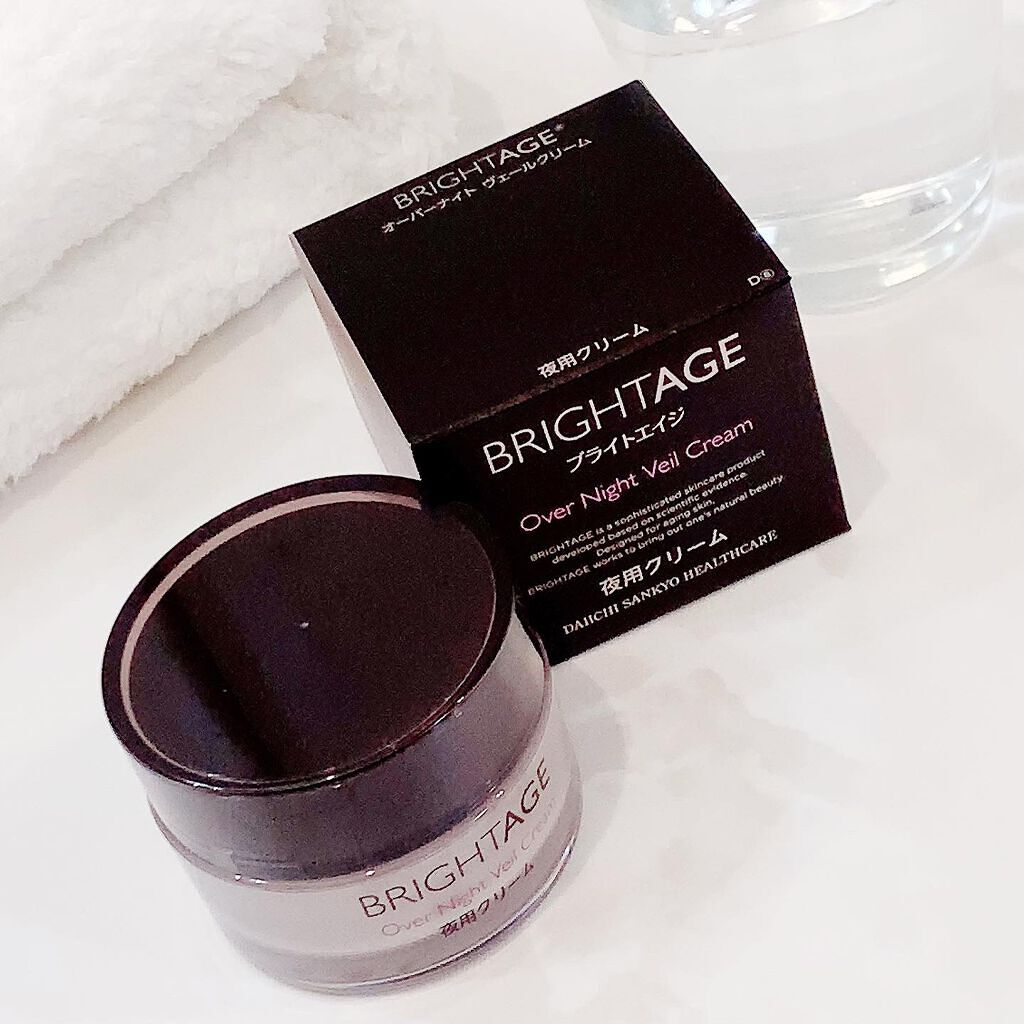 オーバーナイト ヴェールクリーム/BRIGHTAGE/フェイスクリームを使ったクチコミ（2枚目）