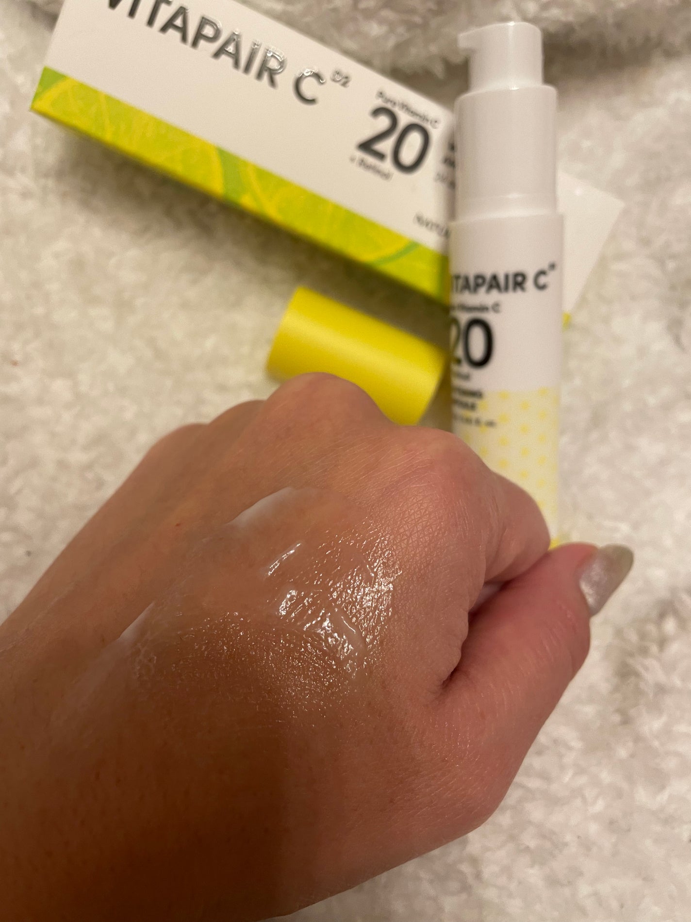 ビタペアC ビタレチ美容液/ネイチャーリパブリック/美容液を使ったクチコミ(4枚目)