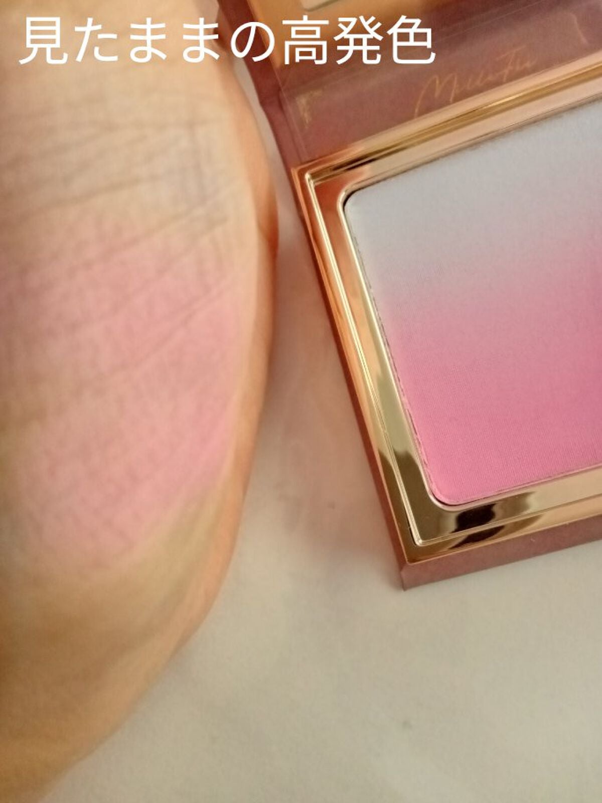 天使の絵画チーク/MilleFée/パウダーチークを使ったクチコミ(4枚目)