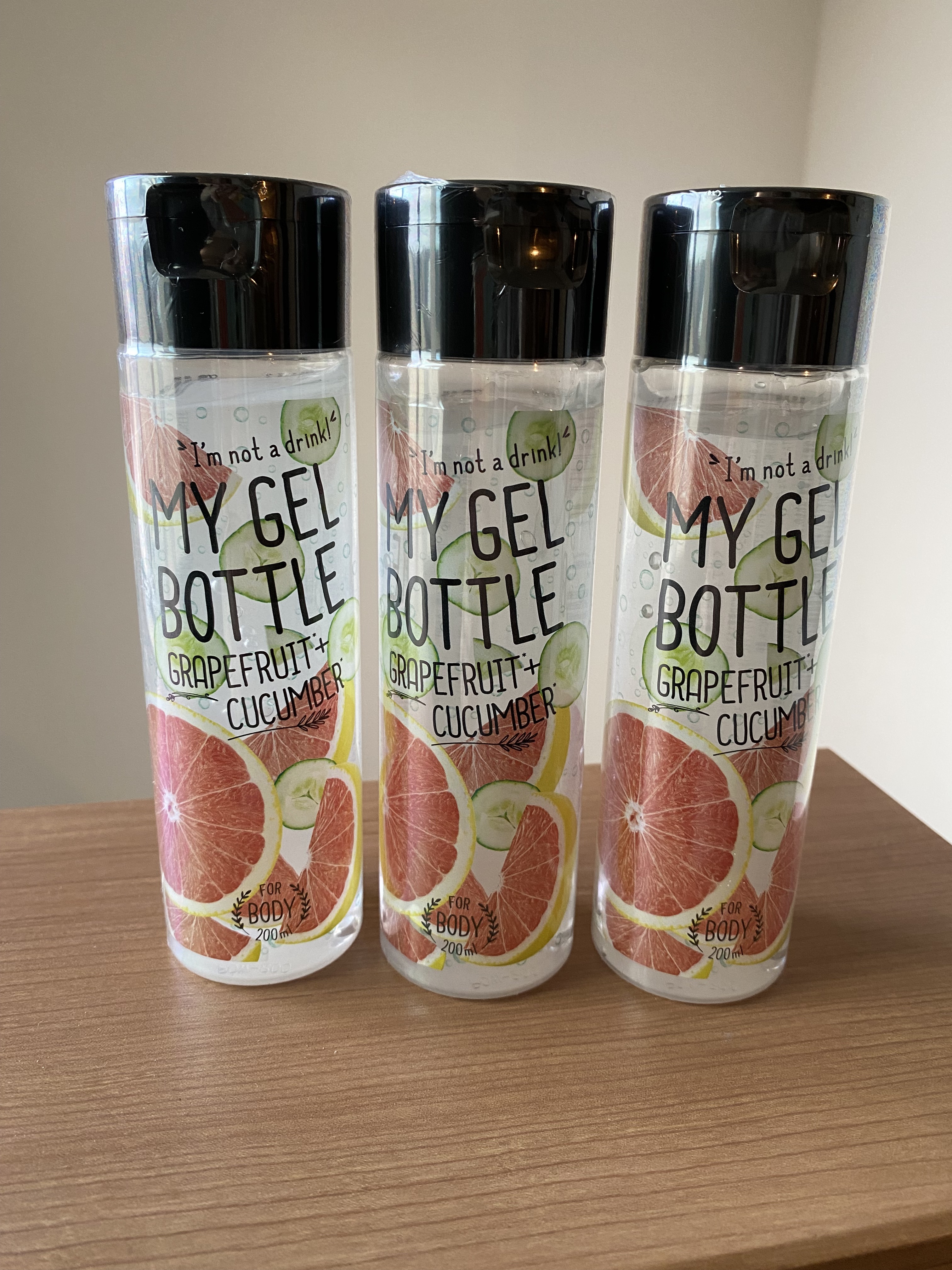 MY GEL BOTTLE グレープフルーツ&キューカンバー。/COSME RECIPE/ボディローションを使ったクチコミ（1枚目）