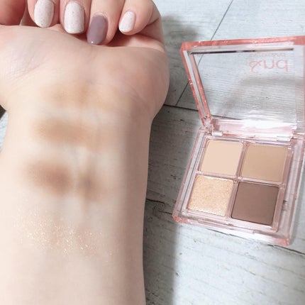 アンドバイロムアンド メロウアイパレット BR01 ソフトブラウン/&nd by rom&nd/アイシャドウパレットを使ったクチコミ(2枚目)