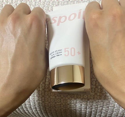ウォータースプラッシュサンクリーム/espoir/日焼け止め・UVケアを使ったクチコミ(4枚目)