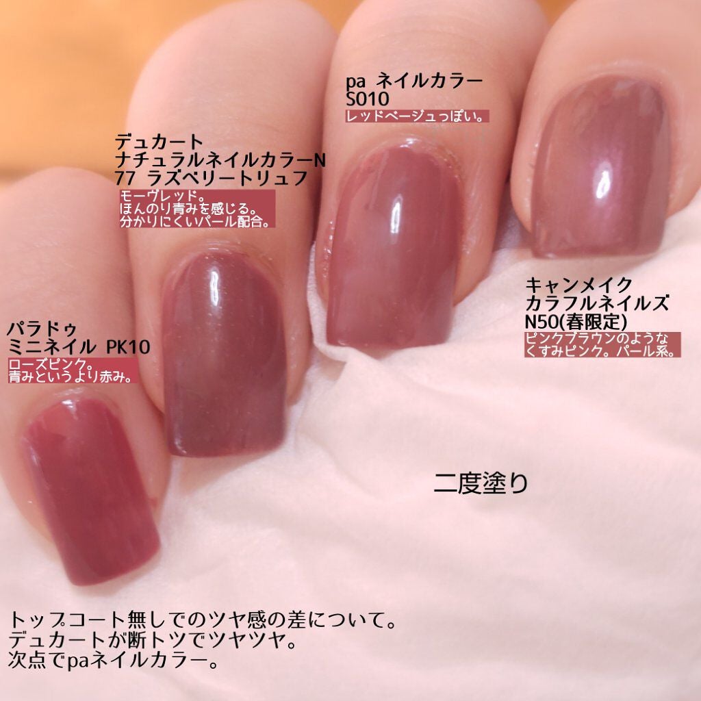 カラフルネイルズ/キャンメイク/マニキュアを使ったクチコミ(3枚目)