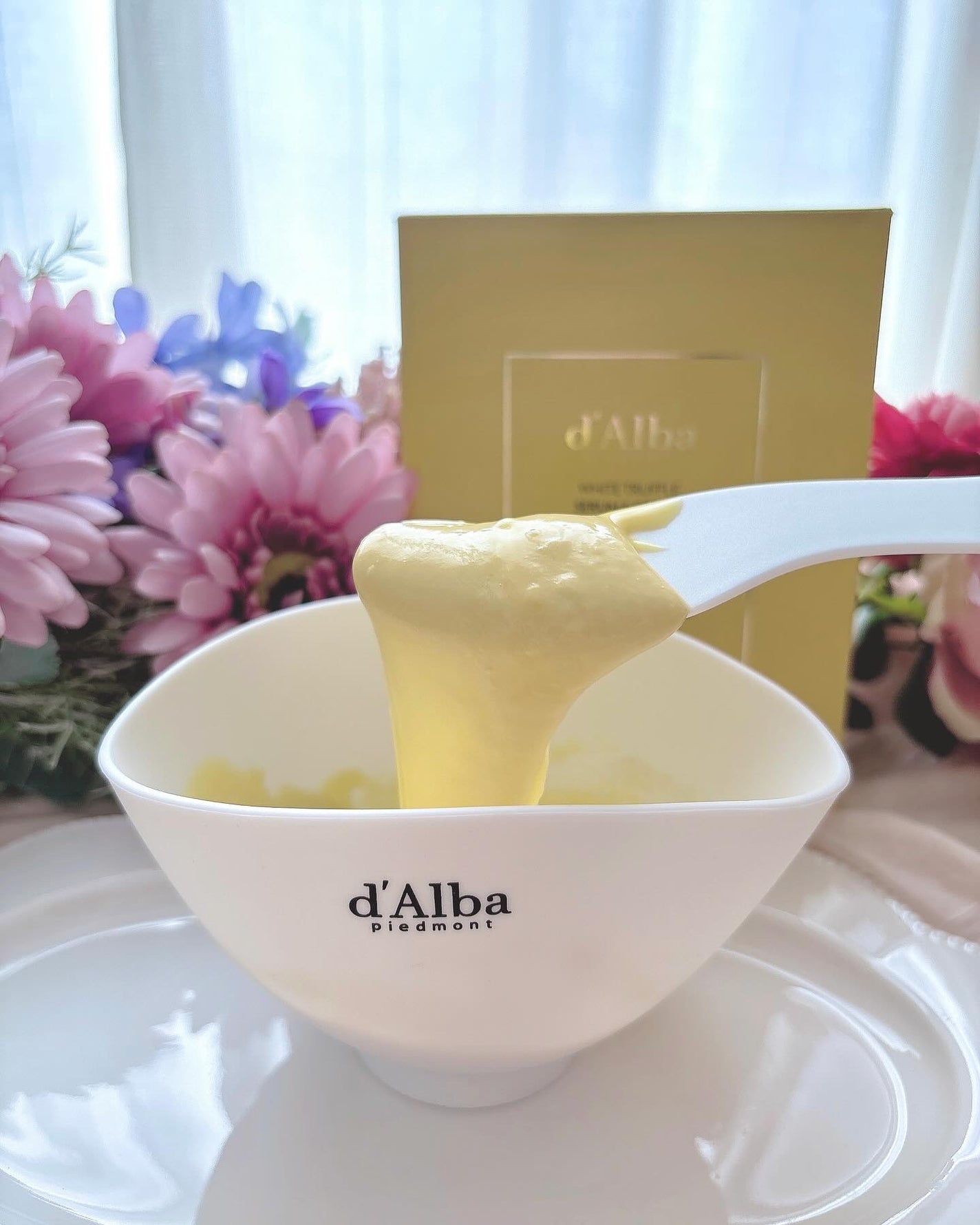 WHITE TRUFFLE SERUM & CREAM MODELING MASK/ダルバ/その他スキンケアを使ったクチコミ(5枚目)