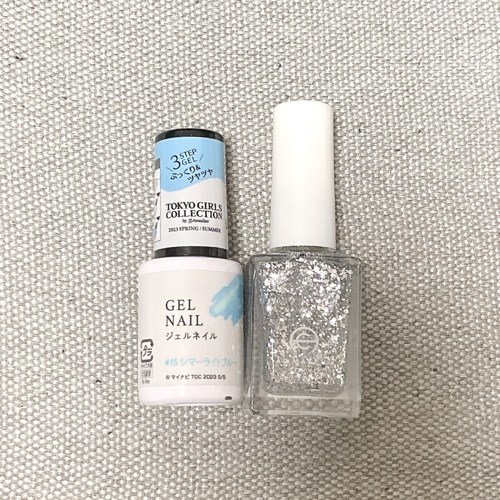 ジェルネイルDA 15 シマーライトブルー/IDATE/ジェルネイルを使ったクチコミ（2枚目）