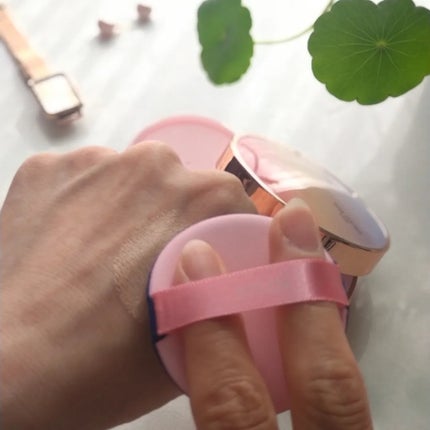 ピンクティーツリーカバーアップグロウクッション/APLIN/クッションファンデーションを使ったクチコミ(4枚目)