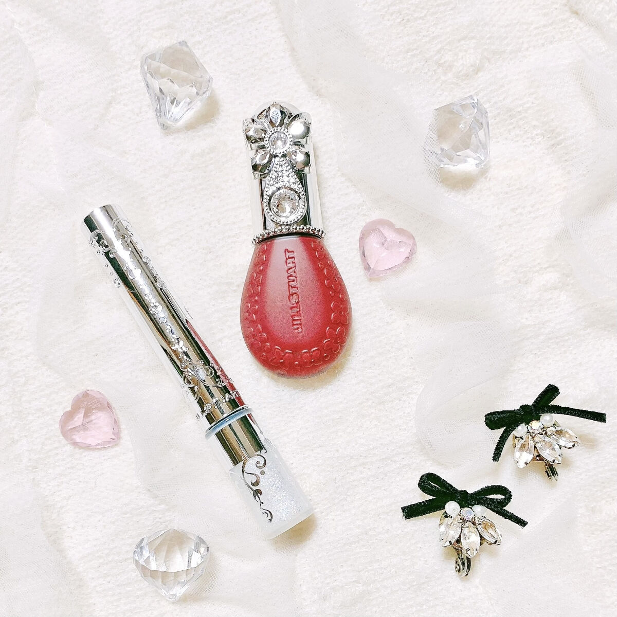 ジルスチュアート ブルームドロップ リップ＆チーク シフォン/JILL STUART/リキッドチークを使ったクチコミ（1枚目）