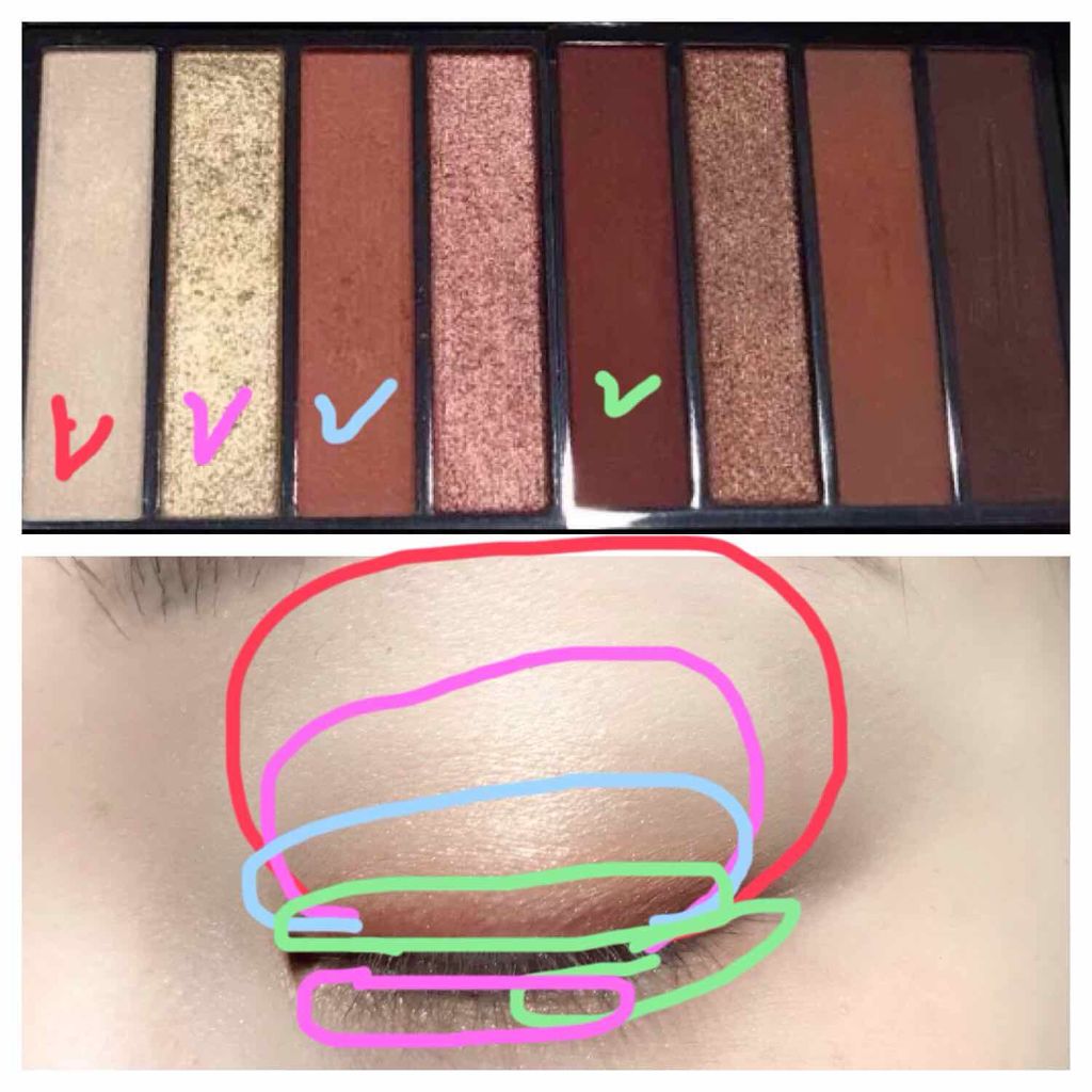 カラーステイ ルックス ブック パレット/REVLON/アイシャドウパレットを使ったクチコミ（3枚目）