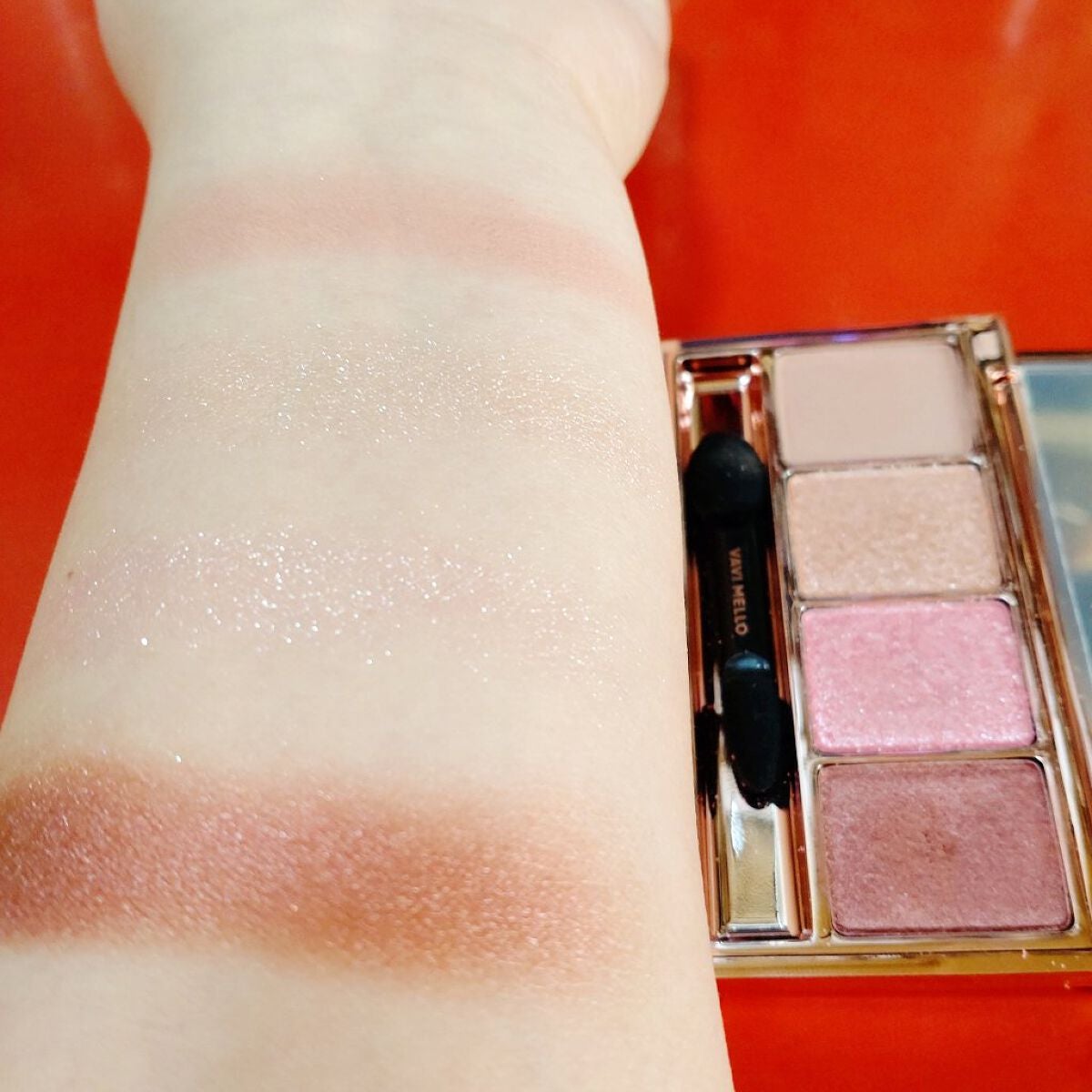バレンタインボックスミニ/VAVI MELLO/アイシャドウパレットを使ったクチコミ(7枚目)