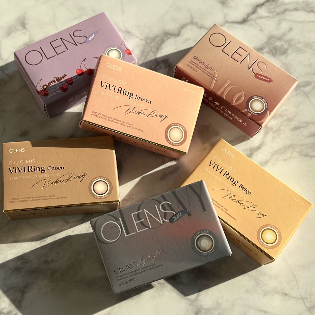 Cherry moon 1Month/OLENS/カラーコンタクトレンズを使ったクチコミ(9枚目)