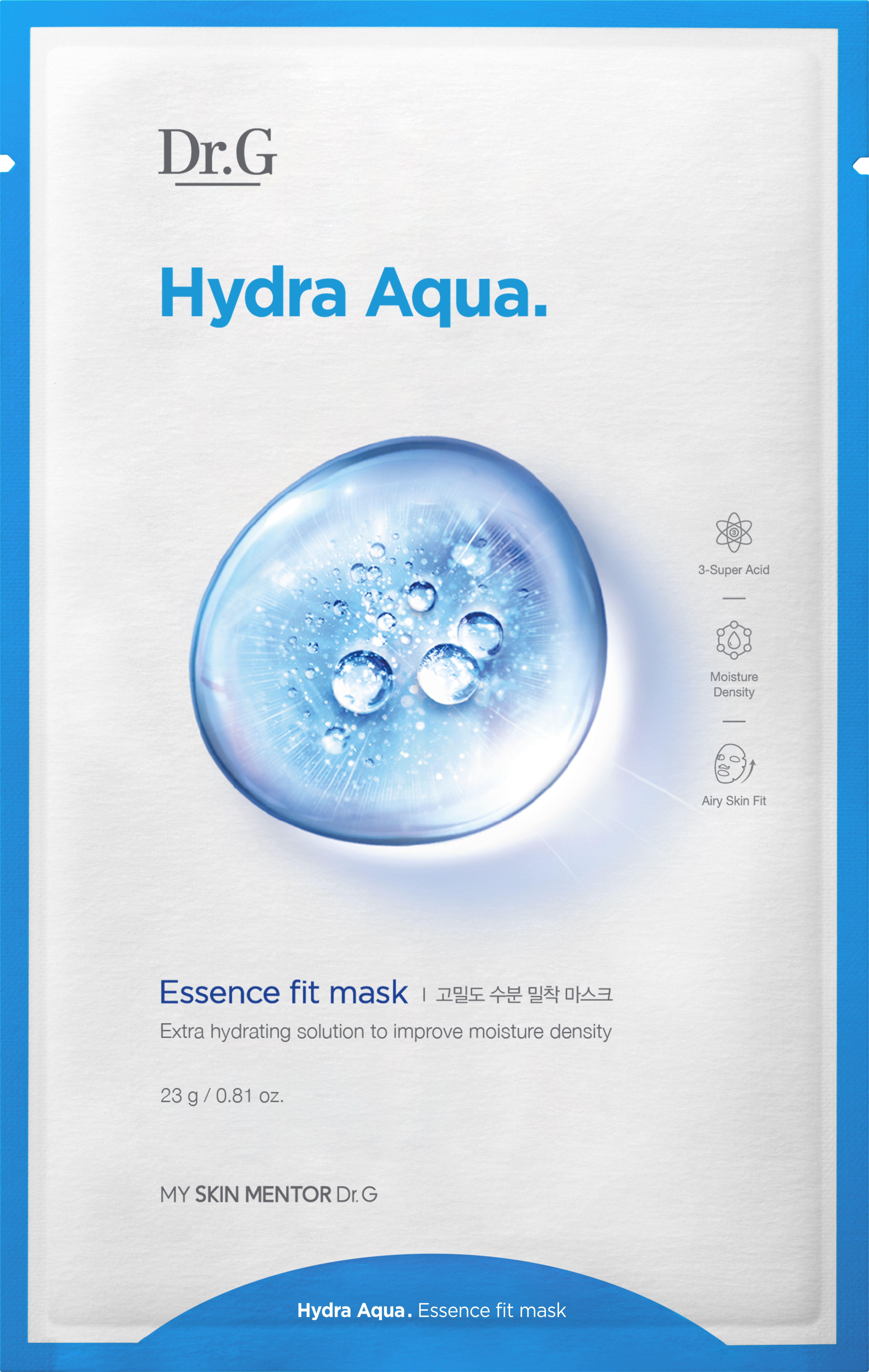 Dr.G ハイドラアクアエッセンスフィットシートマスク