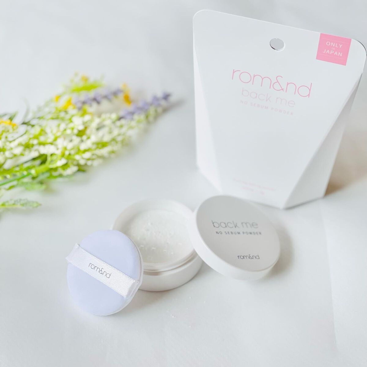 バックミーノーセバムパウダー/rom&nd/ルースパウダーを使ったクチコミ（2枚目）