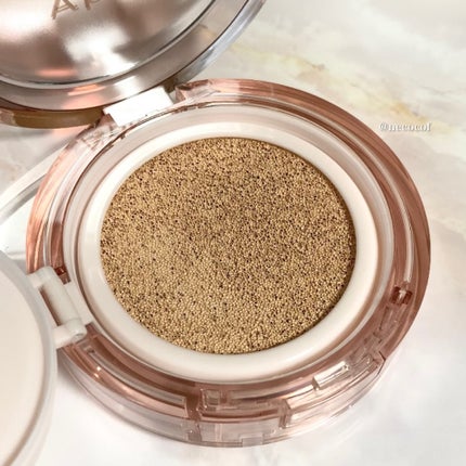 スキンケア ウォーターロッククッション   No.21 明るい肌色/A’pieu/クッションファンデーションを使ったクチコミ(2枚目)