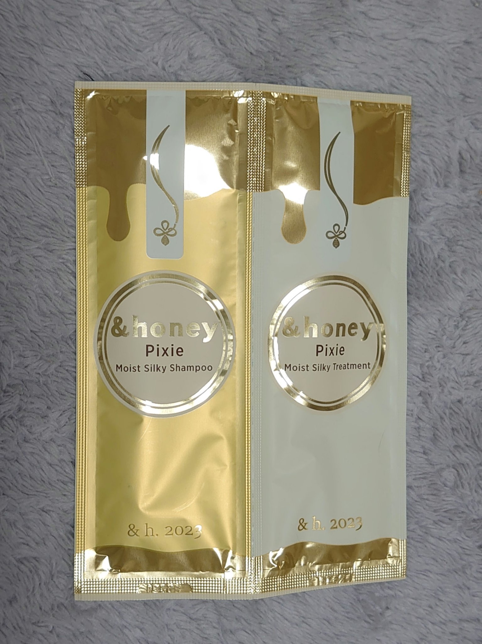 アンドハニー ピクシー モイストシルキー シャンプー1.0/ヘアトリートメント2.0/&honey/市販シャンプーを使ったクチコミ（3枚目）