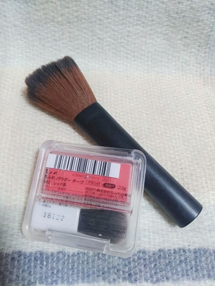 チーク カラー(ブラシ付)/ちふれ/パウダーチークを使ったクチコミ(2枚目)