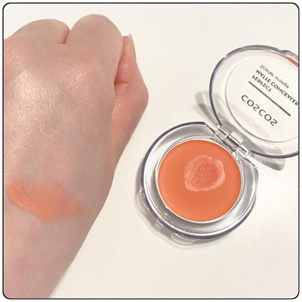 パーフェクトマットコンシーラー スカーレットオレンジ/COSCOS/クリームコンシーラーを使ったクチコミ(3枚目)