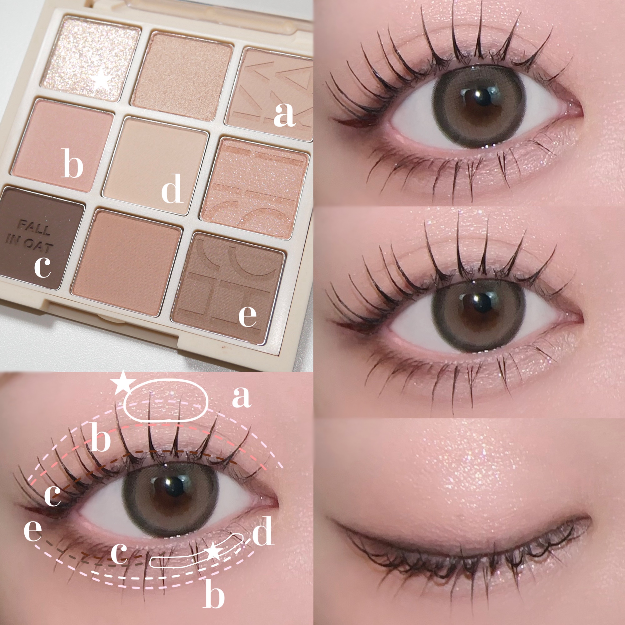 マイフェイブムードアイパレット 9カラー/HOLIKA HOLIKA/アイシャドウパレットを使ったクチコミ（3枚目）