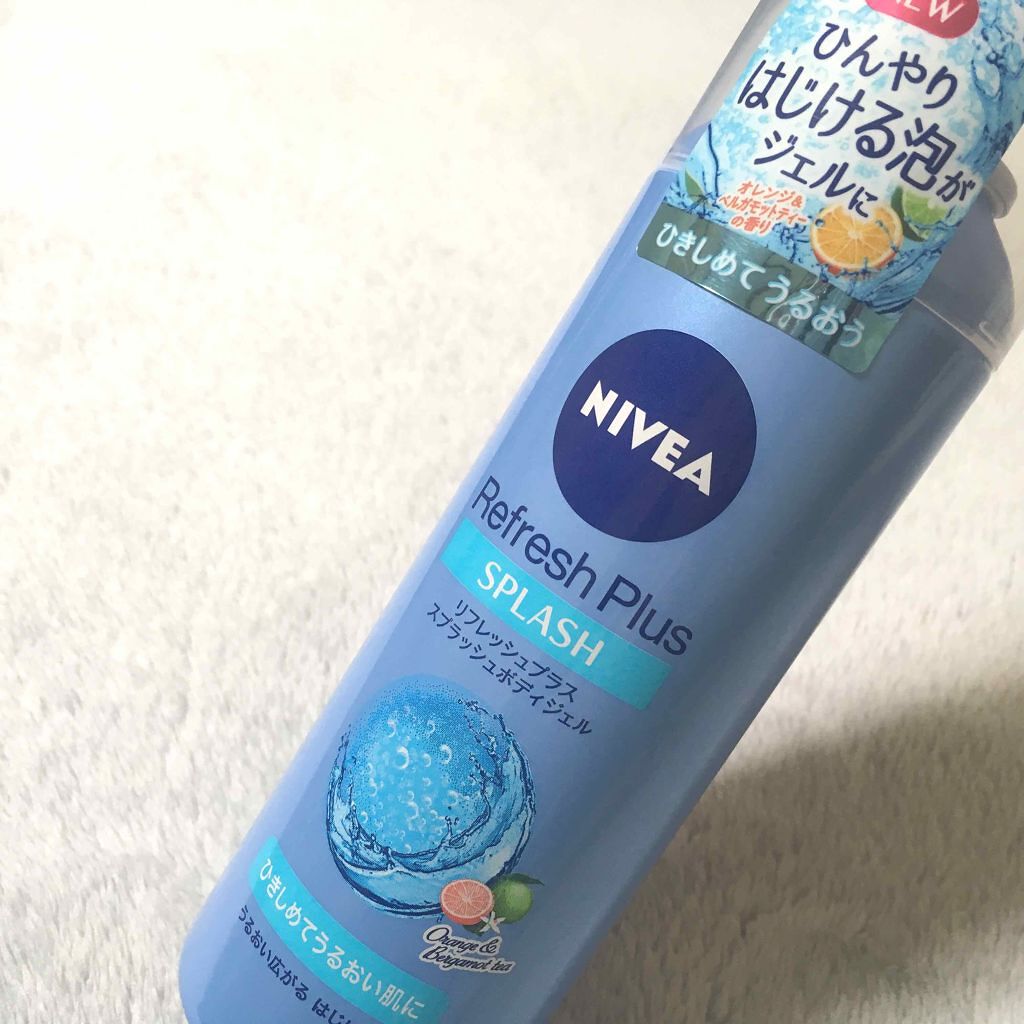ニベア リフレッシュプラス スプラッシュボディジェル/ニベア/ボディローションを使ったクチコミ（1枚目）