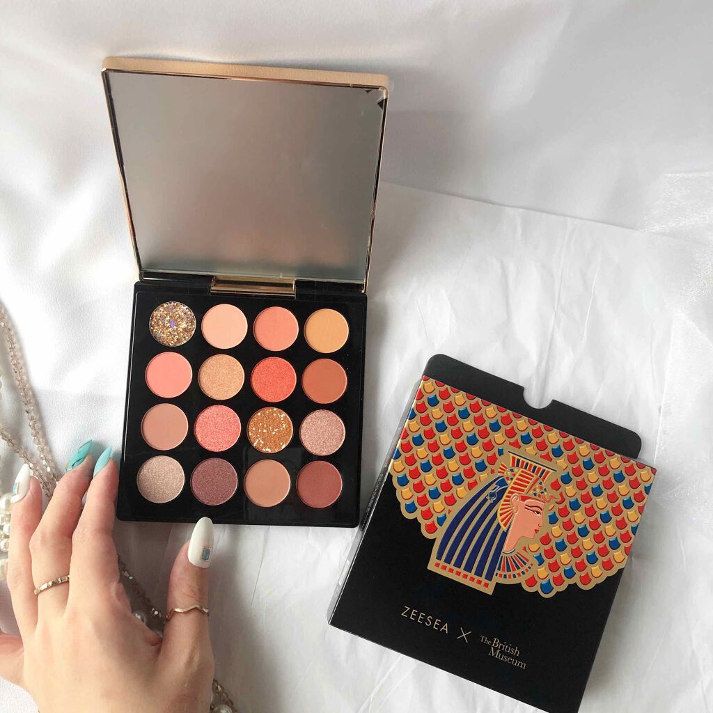 大英博物館 エジプトシリーズ アイシャドウパレット/ZEESEA/アイシャドウパレットを使ったクチコミ(4枚目)