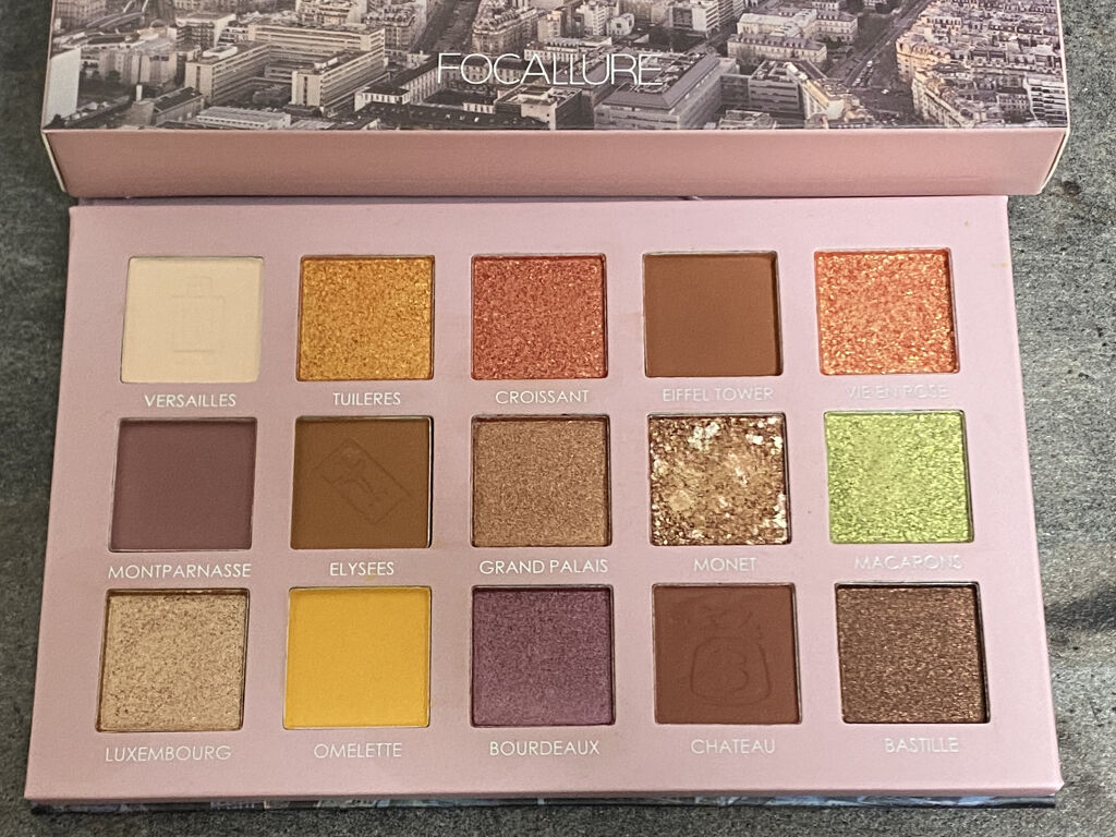 GO TRAVEL 15色アイシャドウパレット/FOCALLURE/アイシャドウパレットを使ったクチコミ（2枚目）