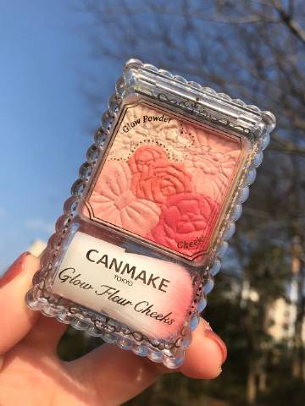 グロウフルールチークス/キャンメイク/パウダーチークを使ったクチコミ(1枚目)