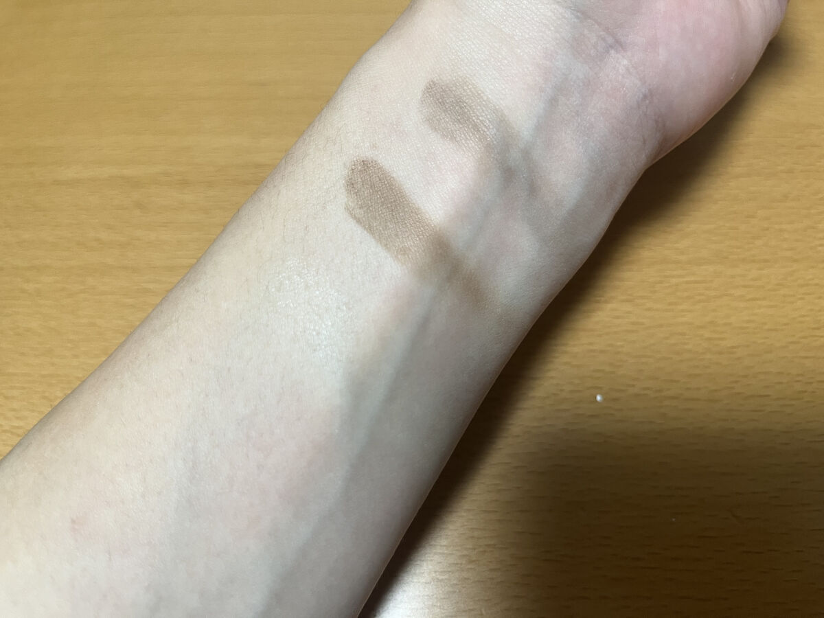 アイブロウ パウダー＆ベース BR300 ブラウン/FASIO/パウダーアイブロウを使ったクチコミ（3枚目）