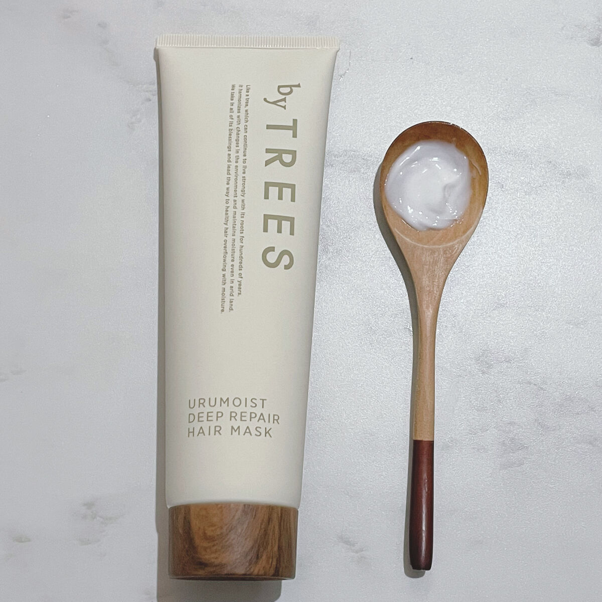 うるモイストディープリペアヘアマスク/byTREES/ヘアマスク・ヘアパックを使ったクチコミ（2枚目）