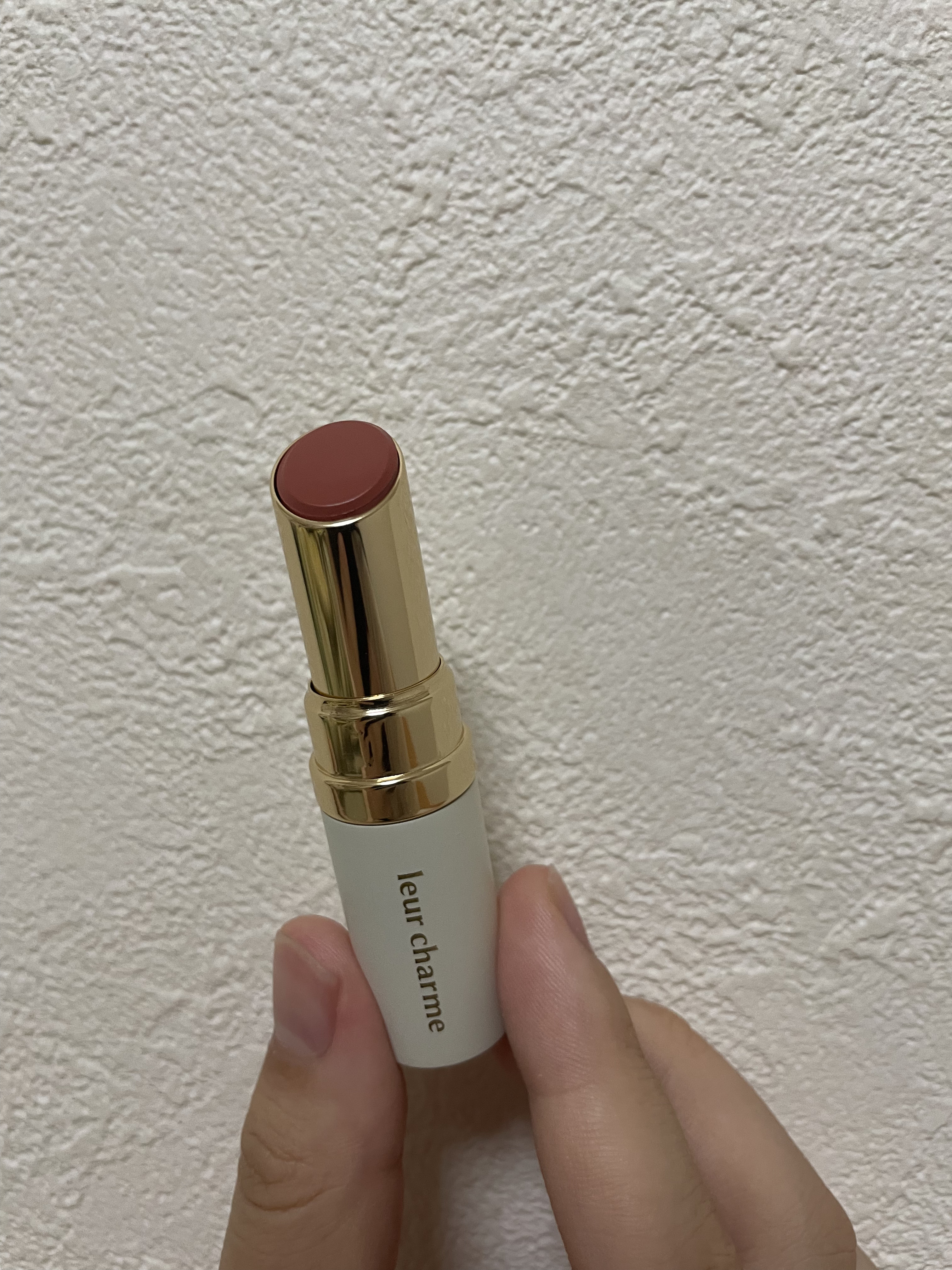 フォーエバー フィット ルージュ 03 dusty apricot(ダスティアプリコット)/leur charme/口紅を使ったクチコミ（3枚目）