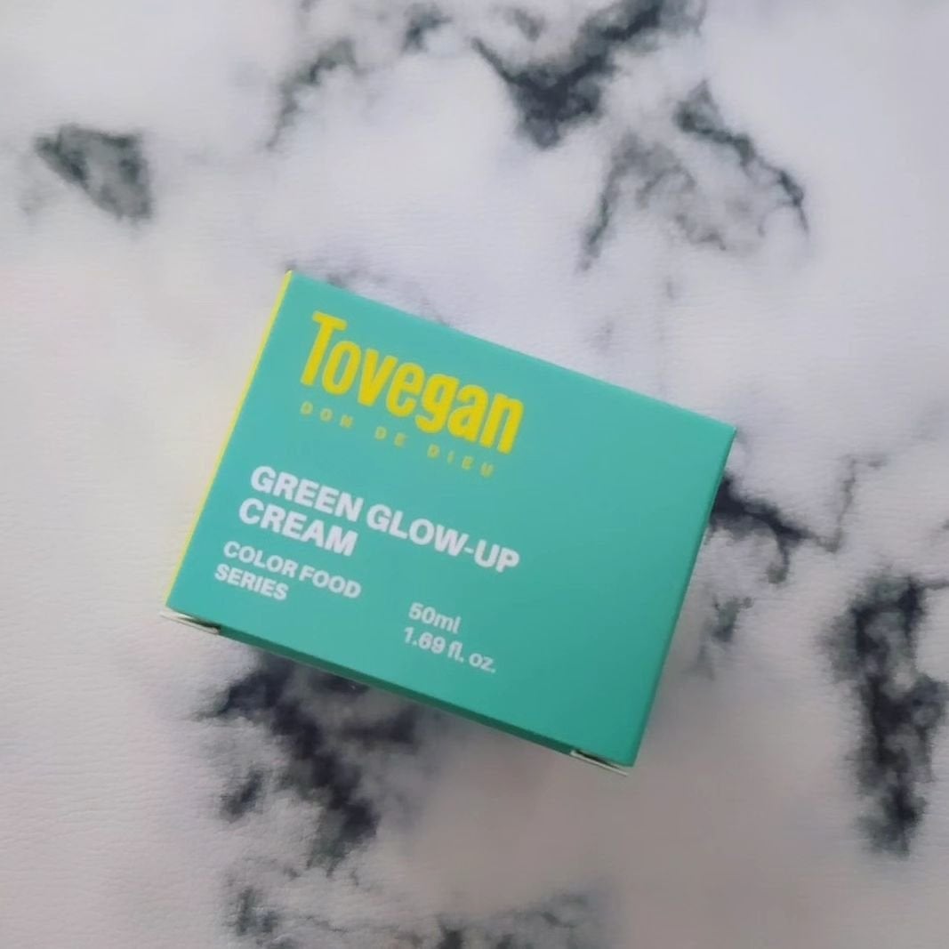 カラーフードシリーズグリーングロウアップクリーム/Tovegan/フェイスクリームを使ったクチコミ(5枚目)