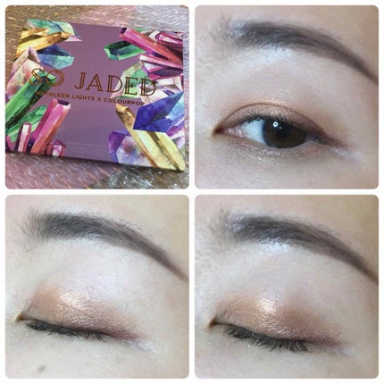 so jaded/ColourPop/アイシャドウパレットを使ったクチコミ(1枚目)