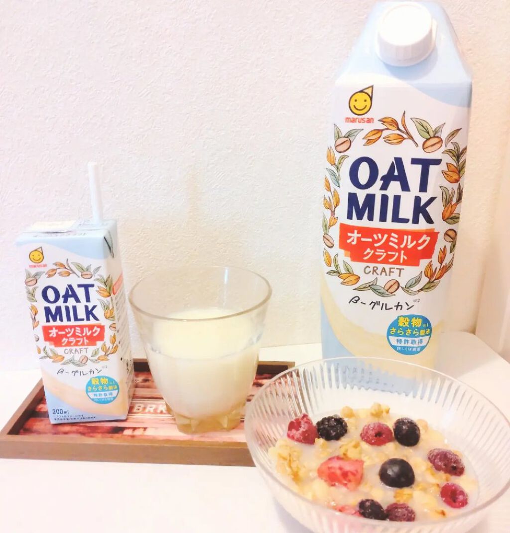 オーツミルククラフト/マルサンアイ/オーツ・アーモンドミルクを使ったクチコミ（1枚目）