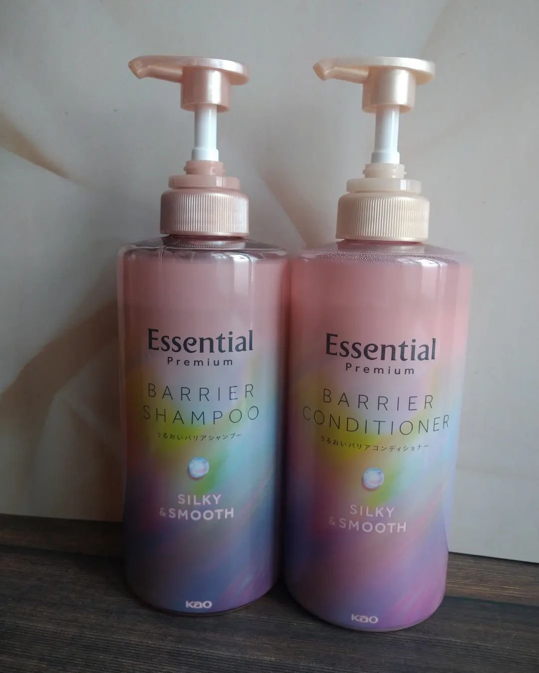 エッセンシャルプレミアム バリアシャンプー・コンディショナー シルキー＆スムース/エッセンシャル/市販シャンプーを使ったクチコミ（1枚目）
