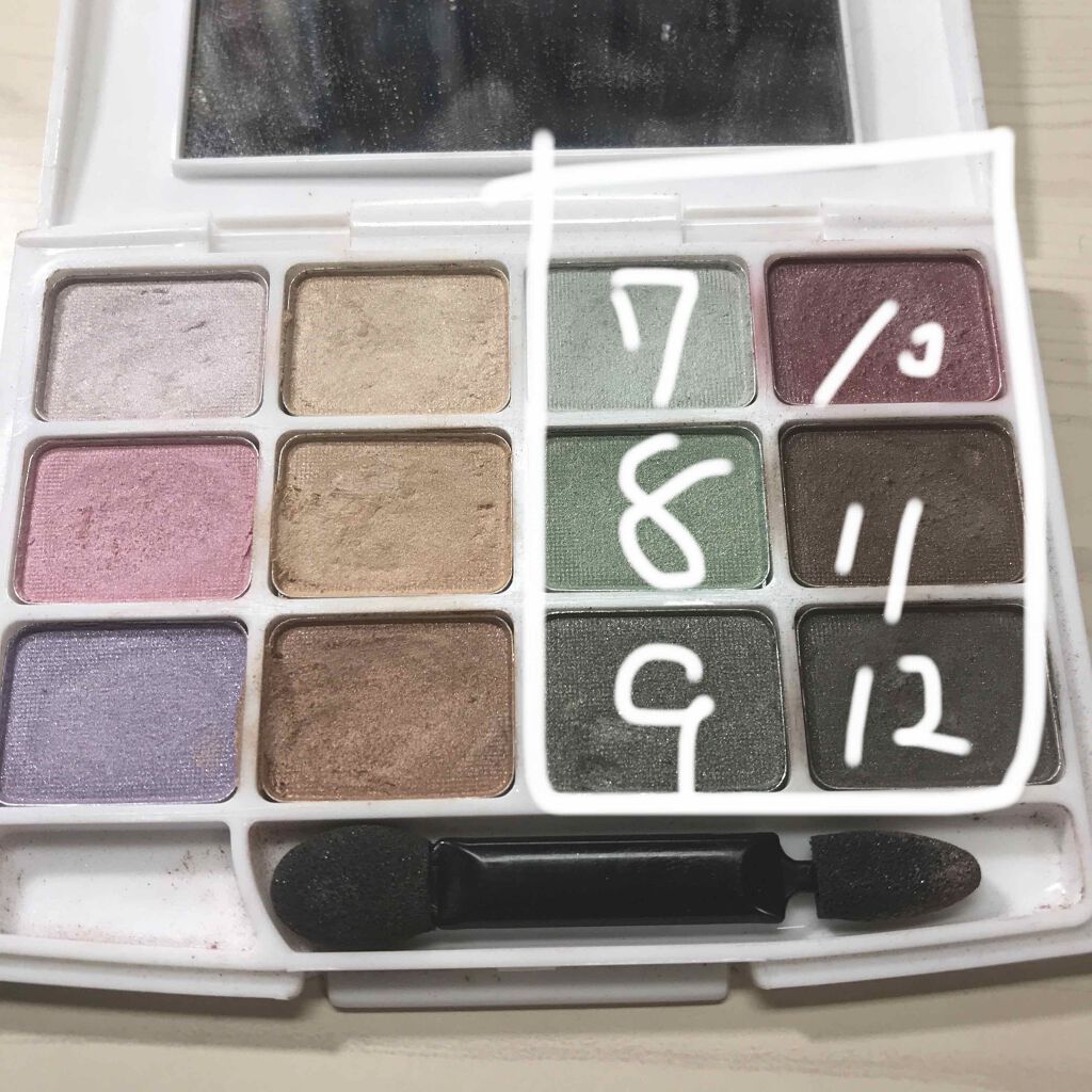 12色アイシャドウパレット/LOUJENE/アイシャドウパレットを使ったクチコミ(2枚目)