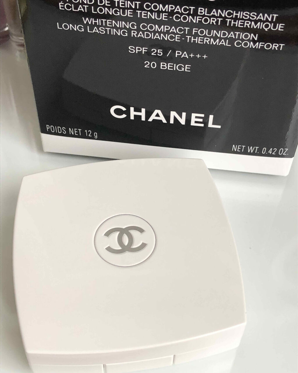 ル ブラン コンパクト ラディアンス/CHANEL/パウダーファンデーションを使ったクチコミ（1枚目）